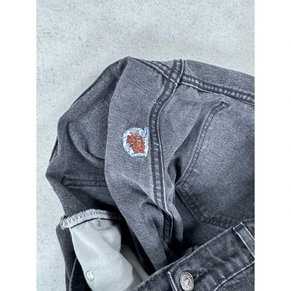 Vintage Levis 550 Orange Tab Relaxed Fit Black Jeans‎ Made in USA 40x30 Mens